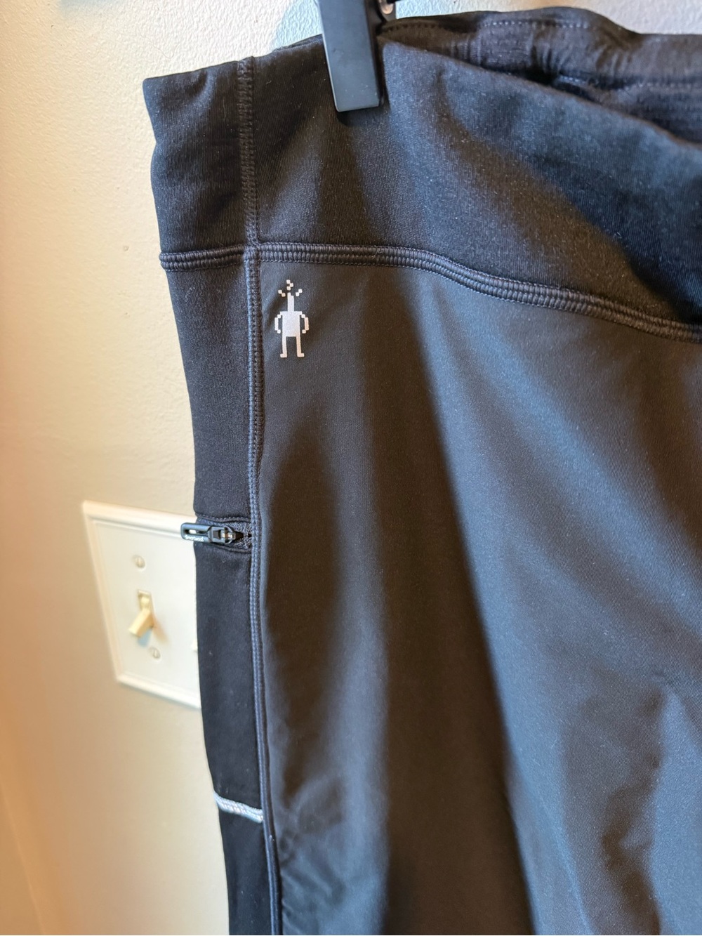 Smartwool Women's Active Fleece Wind Tights Leggings with Side Pockets - Picture 3 of 9